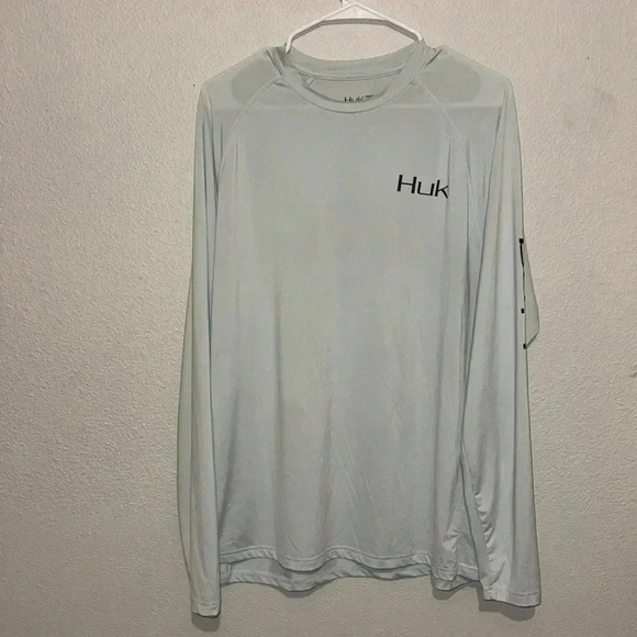 Huk Men’s Texas Redfish Long-Sleeve Performance Shirt - Picture 1 of 5